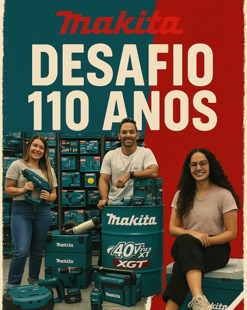 Logo Makita 110 Anos
